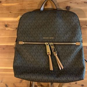 Michael Kors Brown Backpack